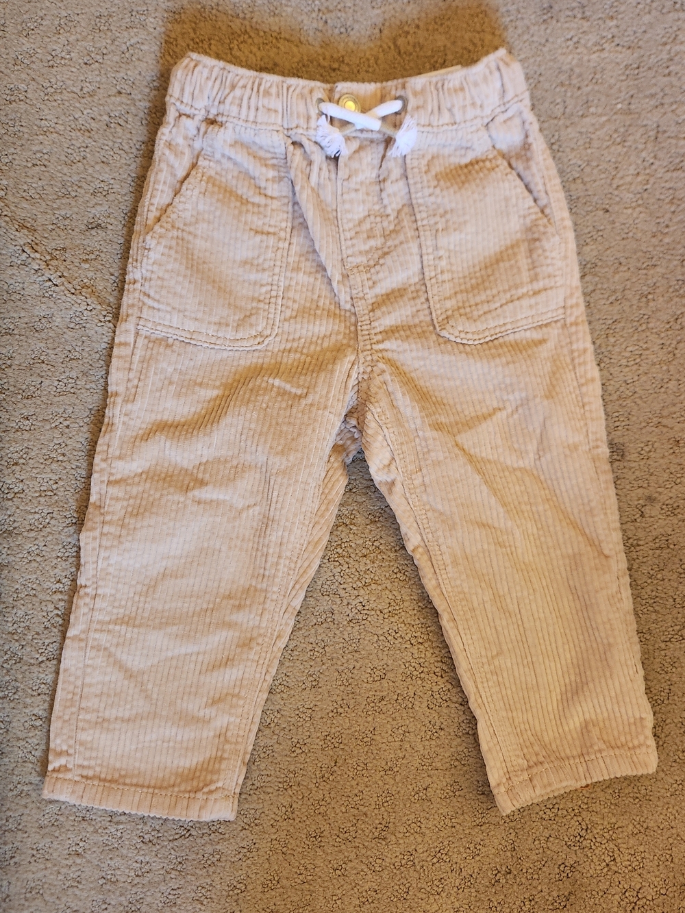 Kohl's Beige Corduroy Kids Casual Pants